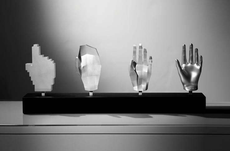 Work sculpture, front view